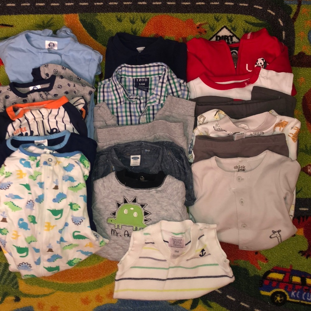 Bundle of 3-6mo boy clothing